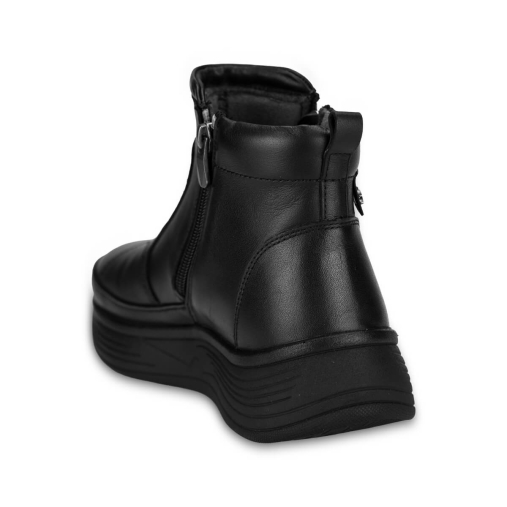 OSLO-G Kadın Deri Hallux Bot Siyah - 4