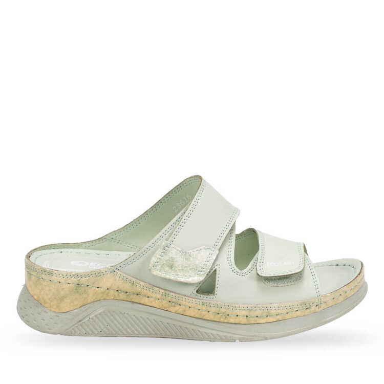 OSTUNI-H Kadın Deri Terlik Avokado - Forelli