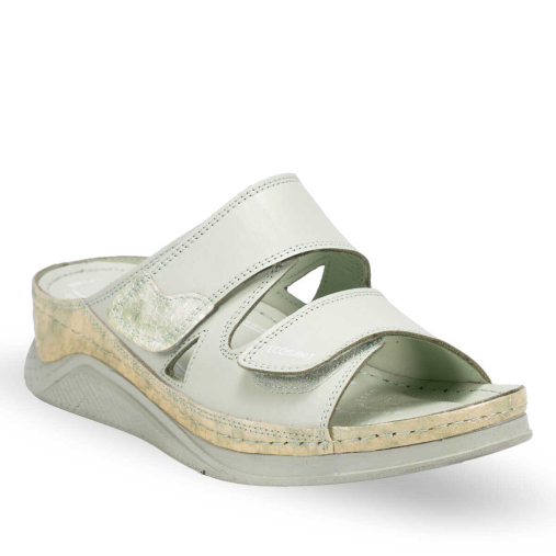 OSTUNI-H Kadın Deri Terlik Avokado - Forelli