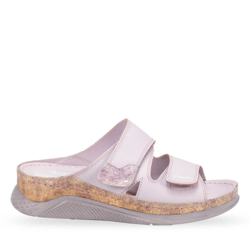 OSTUNI-H Kadın Deri Terlik Lila - Forelli (1)