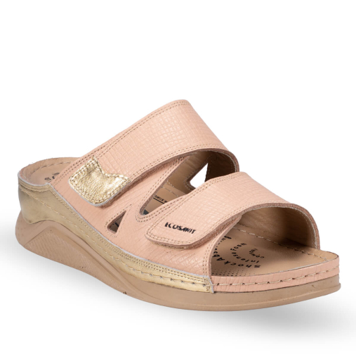 OSTUNI-H Kadın Deri Terlik Pembe - 2