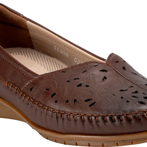 PANNY-G Kadın Deri Ayakkabı Taba - 5