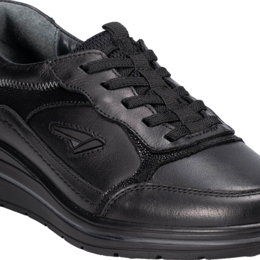 PEON-H Kadın Deri Ayakkabı Siyah - 5