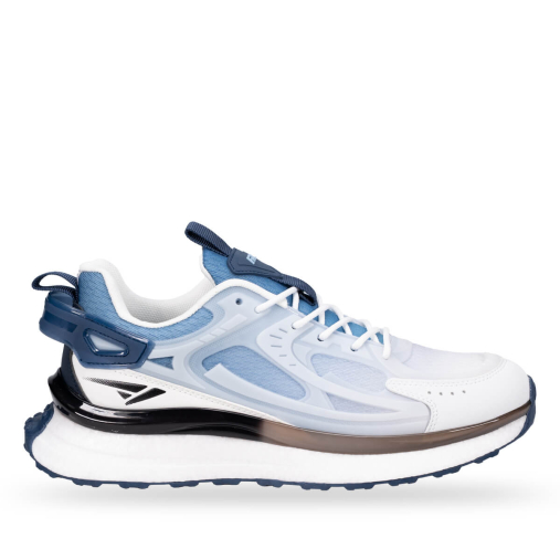 PETRO-G Erkek Ayakkabı Beyaz-Mavi - Forelli