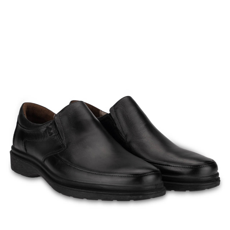 REGIF-G Erkek Deri Ayakkabı Siyah - Forelli (1)