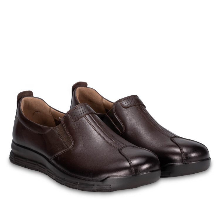 SAWYER-G Erkek Deri Ayakkabı Kahve - Forelli (1)