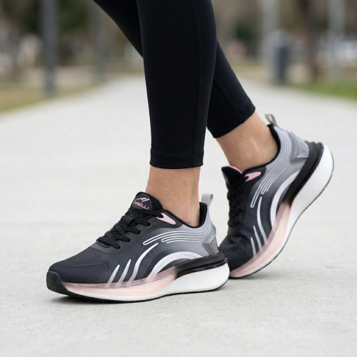 SERENITY Kadın Ayakkabı Siyah-Lila - Forelli (1)