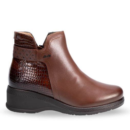 SUDE-K Kadın Deri Bot Taba 