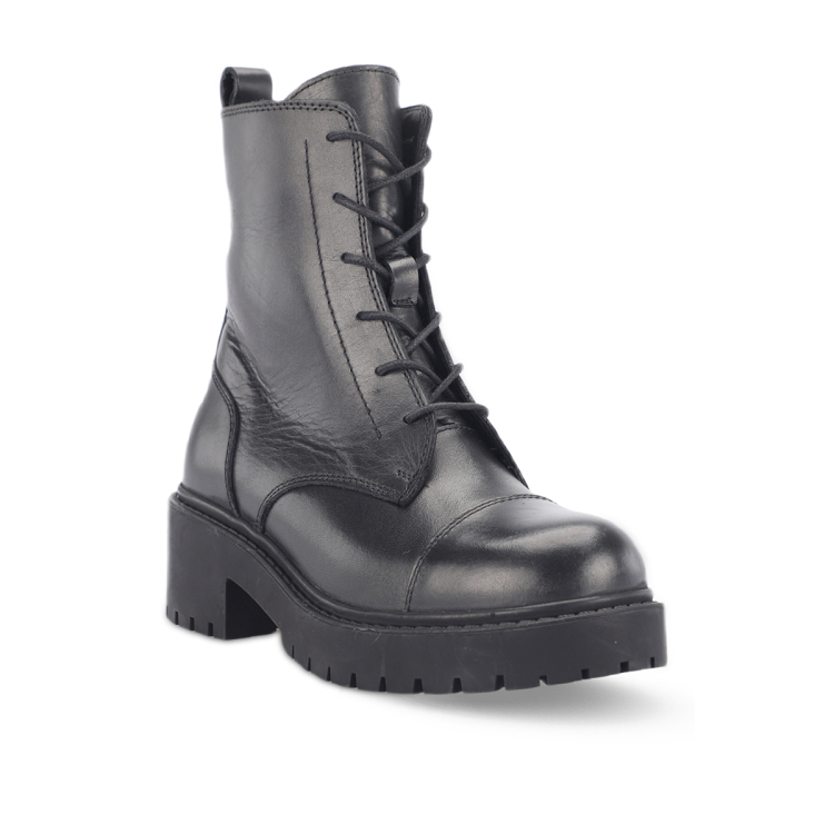 CITY-G Kadın Bot Meşin Astar Siyah - Forelli