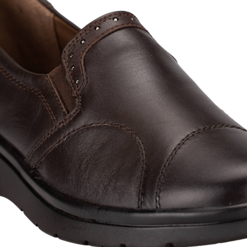 TEGRA-H Kadın Deri Hallux Ayakkabı Kahve - 5