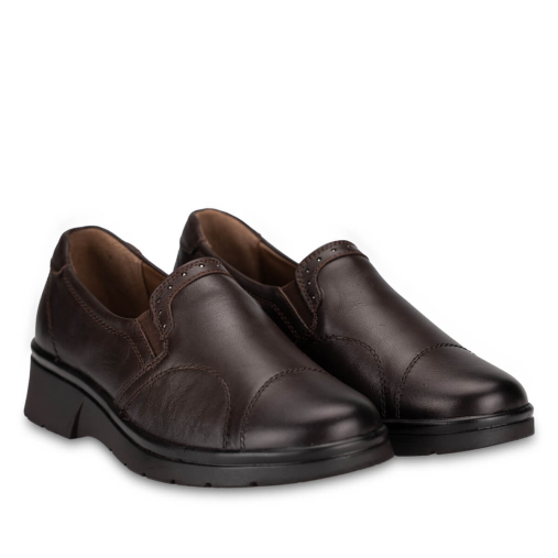 TEGRA-H Kadın Deri Hallux Ayakkabı Kahve - 2