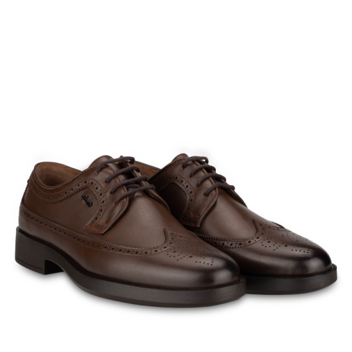 TERRY-G Erkek Deri Ayakkabı Taba - Forelli (1)