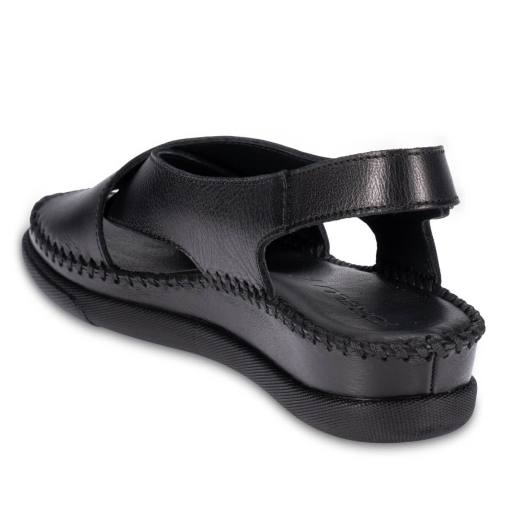 TINA-G Kadın Deri Sandalet Siyah - 4