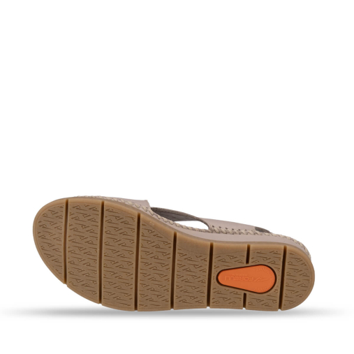 TINA-G Kadın Deri Sandalet Vizon - 6