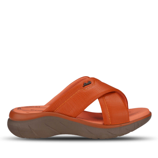 TOKYO-G Kadın Deri Terlik Orange - Forelli