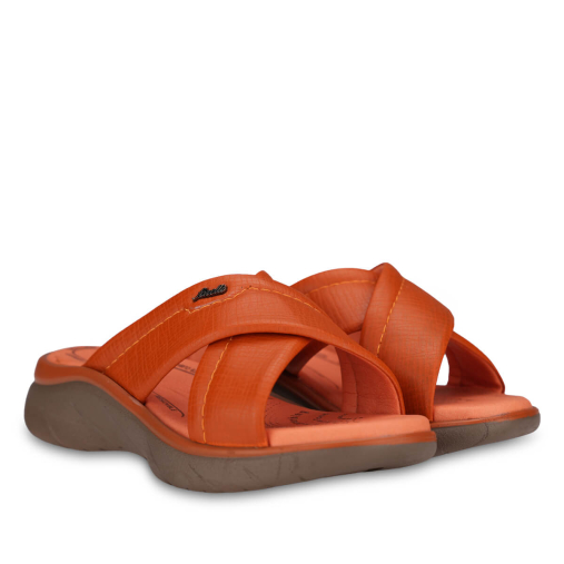 TOKYO-G Kadın Deri Terlik Orange - 3