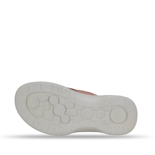 TOKYO-G Kadın Deri Terlik Pudra - 6