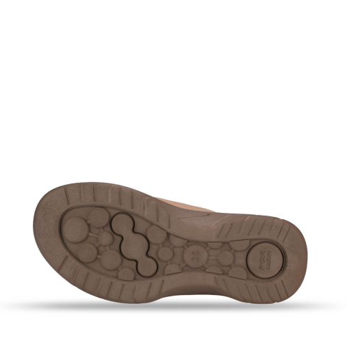 TOKYO-G Kadın Deri Terlik Vizon - 6