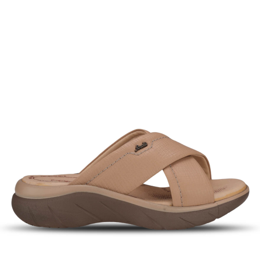 TOKYO-G Kadın Deri Terlik Vizon 