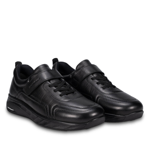 TRIESTE-H Erkek Deri Ayakkabı Siyah - Forelli (1)