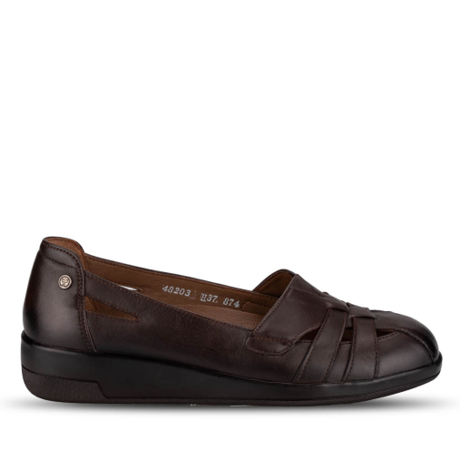 VANESA-H Kadın Deri Ayakkabı Kahve - 1