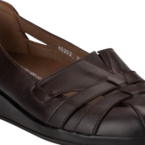 VANESA-H Kadın Deri Ayakkabı Kahve - 5