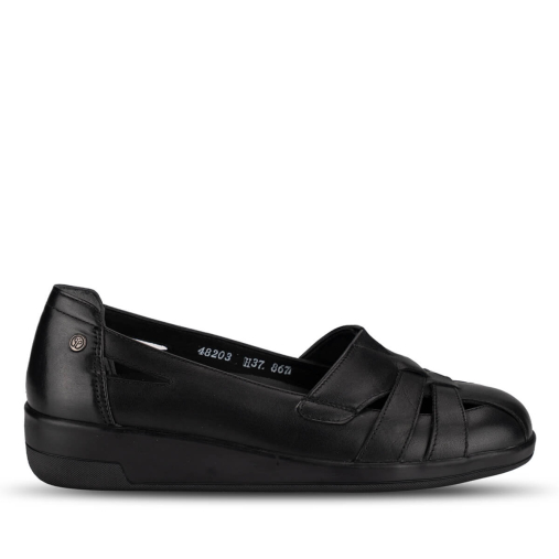 VANESA-H Kadın Deri Ayakkabı Siyah 