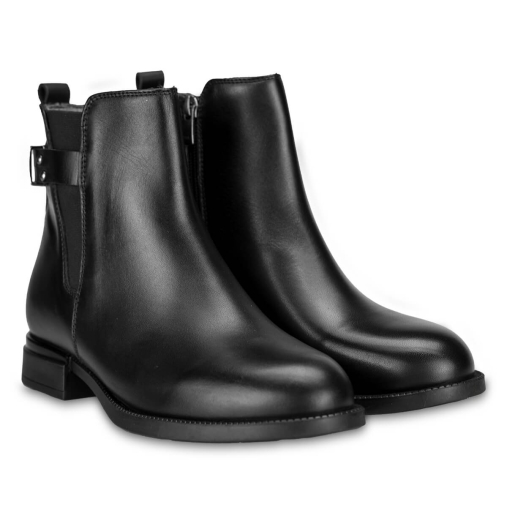 VENIS-G Kadın Deri Bot Siyah - 2