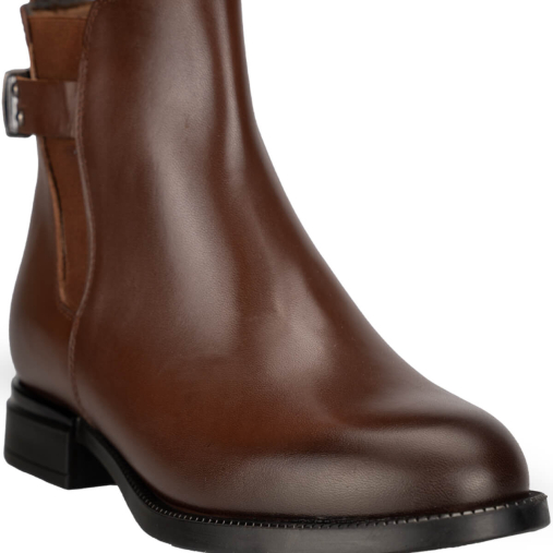 VENIS-G Kadın Deri Bot Taba - 5