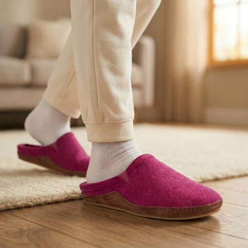 VERA-G Kadın Terlik Fuşya - Forelli (1)