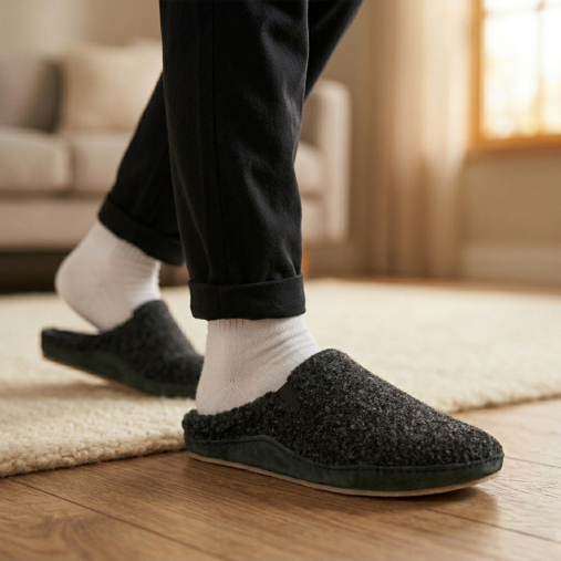 VERA-G Kadın Terlik Siyah - Forelli (1)