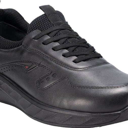 ZAGNOS-H Erkek Deri Ayakkabı Siyah - 5